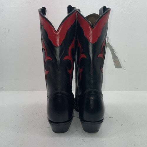 New Women’s Black American West Cowboy Boots. 51142 9.5 9 1/2 M. 15-127