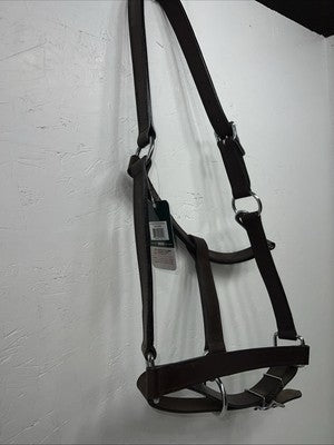 New Tough 1 Genuine Leather Brown Draft Halter #44-9500 W-48