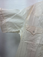 New Men’s Panhandle Slim Yellow Stripe Short Sleeve Pearl Snap 16.5 Large X-11