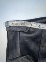 New Vintage Black Circle S Polyester Pants #CP5091 SS-2