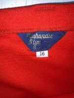 New Vintage Red Panhandle Slim Polyester Pants #791486 3A-53