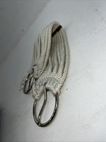New Star Rider White Brown Mohair 24” Cinch #102 BB-6