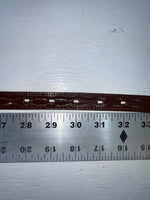 New Brown Genuine Leather Beaded 30” Belt JJ-159