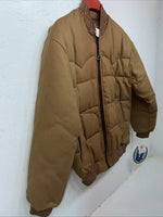 New Men’s Brown Comfy Winter Jacket #05354 Small RR-24