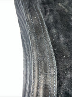 New Tough 1 Equi-grip Black Suede Leather Half Chaps XL #63-66 H-514