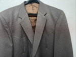 New Men’s Circle S Gray Suit Jacket 50 #6821 II-604