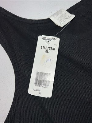 New Women’s Wrangler Black Tank top Vest XL #LM2728M WW-68
