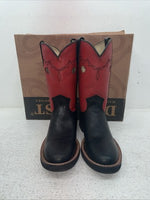 New Youth Red Dan Post Cowboy Boots. C 3126 4.5 4 1/2 D. 23-170