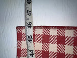 New Vintage Red Plaid Panhandle Slim Polyester Pants #1230 SS-101