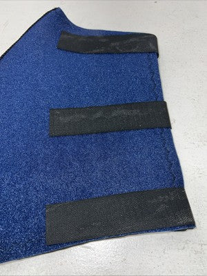 New Navy Blue Draft Horse Neoprene Hock Sweats Closure M-500
