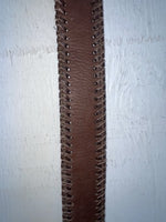 New Brown Genuine Leather Acme Weaved 28” Belt #6863 JJ-167