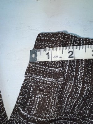New Vintage Brown Speckled Panhandle Slim Polyester Pants #12406 XX-14