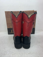 New Youth Red Dan Post Cowboy Boots. C 3126 4.5 4 1/2 D. 23-170
