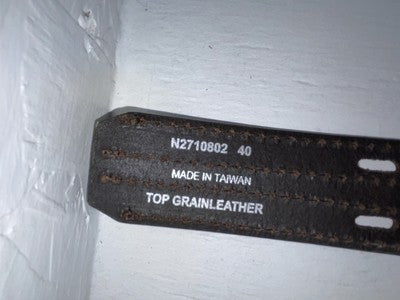 New Brown Genuine Leather HD Xtreme 40” Belt #N2710802 JJ-87