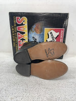 New Kids Black Lace Up Texas Brand Cowboy Boots. 3250 12 D. 23-14