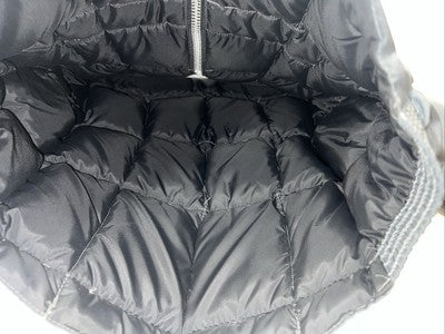 New Comfy Women Charcoal Puffer Jacket Size 12 #05650 LLL-47