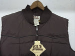 New Men ELY Cattleman XL Brown Puffer Vest #241120 LLL-48