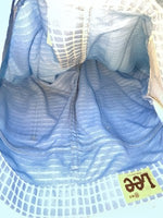 New Women’s Vintage Blue Checkered Lee Polyester Pants #2652644 NN-151