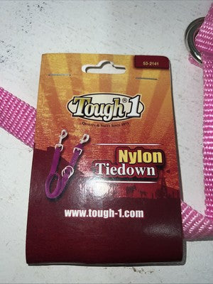 New Tough 1 Pink Nylon Tie down #53-2141 HH-55