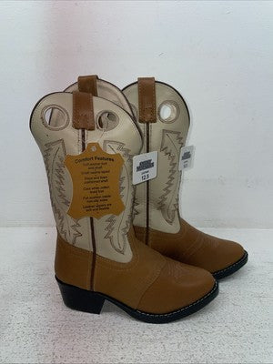 New Kids Brown Smoky Mountian Cowboy Boots. 3906 12.5 12 1/2. 23-25