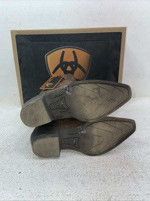 New Kids Brown Ariat Cowboy Boots. 10010913 13.5 13 1/2 M. 23-120