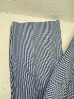 New Vintage Blue Checkered Dickson Jenkins Polyester Pants #536 VV-73