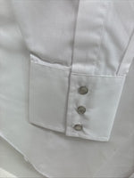 New Men’s ELY Cattleman White Long Sleeve Pearl Snap 16.5 Large X-49