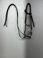 New Brown Pony Action Company Headstall With Bit Split Reins #231001BR W-58