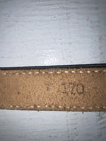 New Brown Genuine Leather Perkies Tooled 22” Belt #170 NN-91