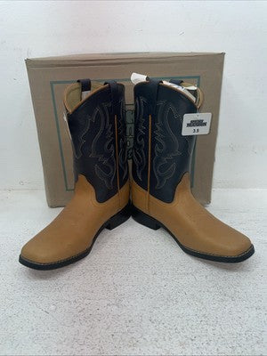 New Youth Brown Smoky Mountain Cowboy Boots. 3320 Y 3.5 3. 1/2. 22-71