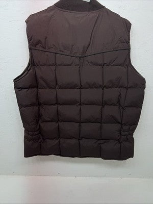New Men’s Brown ELY Outerwear Puffer Waterproof Vest XXL L-606