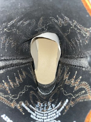 New Youth Black Smoky Mountain Cowboy Boots. 3242 Y 4. 2-171
