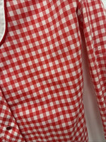 New Women’s Miss Rodeo Red Checker Long Sleeve Pearl Snap Small KK-27