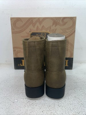 New Youth Brown Lace Up Dan Post Cowboy Boots. C 3142 4 D. 22-98