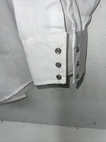 New Men’s White Panhandle Slim Long Sleeve Pearl Snap Shirt. 17.5x35 XL S-9