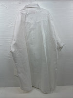 New Men’s Panhandle Slim White Designed Long Sleeve Pearl Snap 19 3XL M-81