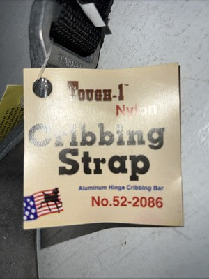 New Tough 1 Black Nylon Aluminum Hinge Cribbing Collar #52-2086 W-53