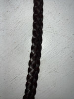 New JT INTERNATIONAL Brown Genuine Leather Braided English Reins #21-9422-7 Y-25