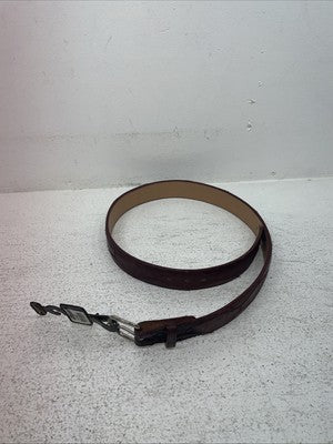 New Red Genuine Leather Nocona Stitched 36” Belt #1613099 Z-25