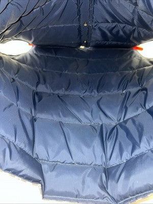 New Women’s Miller Blue Plaid Puffer Vest Medium #020-2101 UU-5