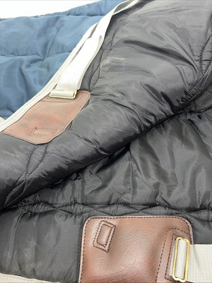 New Blue Puffer 72” Horse Winter Blanket QQ-6