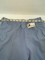 New Vintage Blue Checkered Dickson Jenkins Polyester Pants #536 VV-73