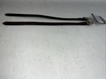 New Tough 1 Dark Oil Straight Leather Stirrup Hobble Strap 1/2x12 #56-1132 R-509