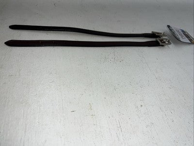 New Tough 1 Dark Oil Straight Leather Stirrup Hobble Strap 1/2x12 #56-1132 R-509