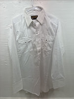 New Men’s Panhandle Slim White Long Sleeve Pearl Snap 16.5 Large X-56
