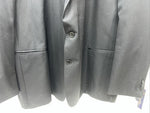 New Men’s Circle S Black Suit Jacket 56L #25832 S-610