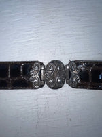 New Brown Genuine Leather Nocona Hinge 32” Belt #416 JJ-117