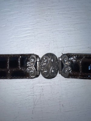 New Brown Genuine Leather Nocona Hinge 32” Belt #416 JJ-117