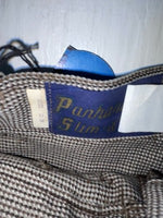 New Vintage Black Speckled Panhandle Slim Polyester Pants #781857 3A-130