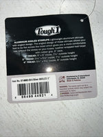 New Tough 1 Silver Aluminum Angled Stirrups 2” #57-9992 FF-11